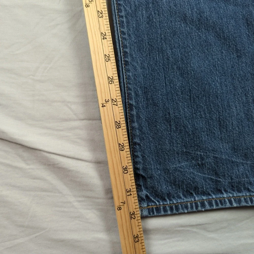 Gap Jeans‎ Mens 35x32 Blue 1969 Standard Distressed Casual Preppy Faded